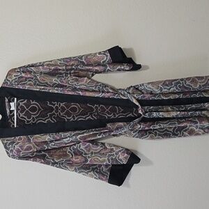 Vintage Christian Dior | Monsieur Kimono Robe Paisley Print Size OS